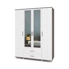 ЕВА Шкаф 4-х дверный Е43 в Нижнекамске - nizhnekamsk.mebel24.online | фото 1