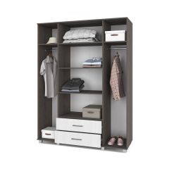ЕВА Шкаф 4-х дверный Е43 в Нижнекамске - nizhnekamsk.mebel24.online | фото 2