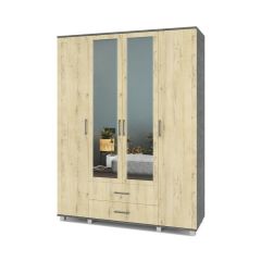 ЕВА Шкаф 4-х дверный Е43 в Нижнекамске - nizhnekamsk.mebel24.online | фото 7