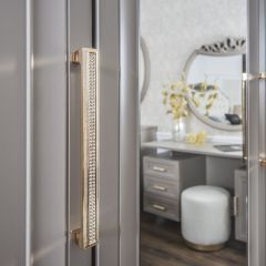 Шкаф 5-ти ств с зеркалами Мокко (серый камень) в Нижнекамске - nizhnekamsk.mebel24.online | фото 3