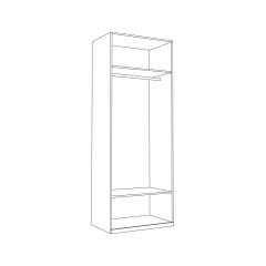 Шкаф для одежды 13.329 Валенсия в Нижнекамске - nizhnekamsk.mebel24.online | фото 2