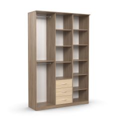 Шкаф комбинированный Дуэт Люкс с зеркалом в Нижнекамске - nizhnekamsk.mebel24.online | фото 9