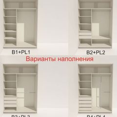 Шкаф-купе 1400 серии SOFT D6+D4+B2+PL2 (2 ящика+1штанга+1 полка) профиль «Капучино» в Нижнекамске - nizhnekamsk.mebel24.online | фото 7