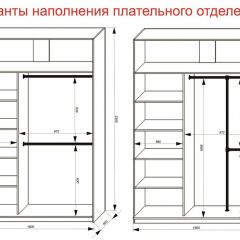 Шкаф-купе 1600 серии SOFT D6+D4+B2+PL2 (2 ящика+1штанга+1 полка) профиль «Капучино» в Нижнекамске - nizhnekamsk.mebel24.online | фото 9