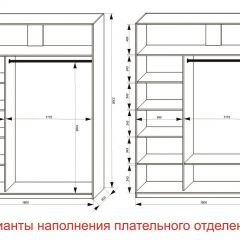 Шкаф-купе 1800 серии SOFT D1+D3+B2+PL1 (2 ящика+1штанга) профиль «Графит» в Нижнекамске - nizhnekamsk.mebel24.online | фото 6