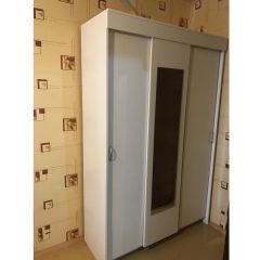Шкаф-купе Бассо 1300 (Белый) в Нижнекамске - nizhnekamsk.mebel24.online | фото 3