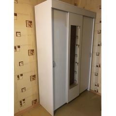 Шкаф-купе Бассо 1300 (Белый) в Нижнекамске - nizhnekamsk.mebel24.online | фото 4