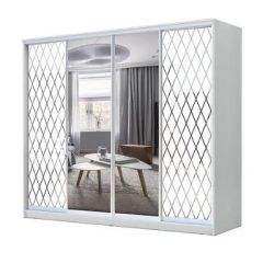 Шкаф-купе ХИТ 23-4-24/2-6556 (420) в Нижнекамске - nizhnekamsk.mebel24.online | фото