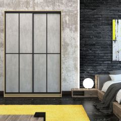 Шкаф-купе Лофт 1600 Шк16-47 (Дуб Сонома) в Нижнекамске - nizhnekamsk.mebel24.online | фото 13
