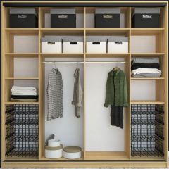Шкаф-купе Лофт 2400 Шк24-47 (Дуб Сонома) в Нижнекамске - nizhnekamsk.mebel24.online | фото 3