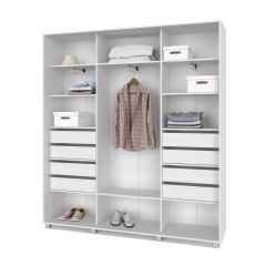 МАРТИН Шкаф-купе Анкор светлый (2000*450) М401 в Нижнекамске - nizhnekamsk.mebel24.online | фото 4