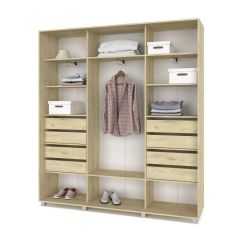МАРТИН Шкаф-купе Ирландский дуб (2000*450) М401 в Нижнекамске - nizhnekamsk.mebel24.online | фото 4