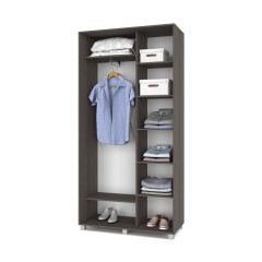 РОЛАНД Шкаф-купе Анкор темный (450*1100) Р411 в Нижнекамске - nizhnekamsk.mebel24.online | фото 2