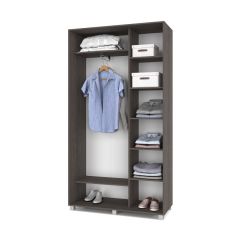 РОЛАНД Шкаф-купе Анкор темный (450*1200) Р421 в Нижнекамске - nizhnekamsk.mebel24.online | фото 2