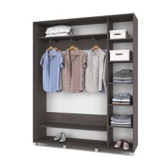 РОЛАНД Шкаф-купе Анкор темный (450*1800) Р481 в Нижнекамске - nizhnekamsk.mebel24.online | фото 2