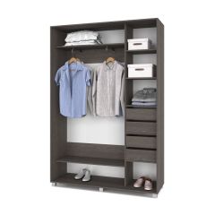 РОЛАНД Шкаф-купе Анкор темный (450*1800) Р481 в Нижнекамске - nizhnekamsk.mebel24.online | фото 4