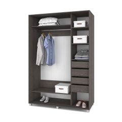 РОЛАНД Шкаф-купе Анкор темный (600*1800) Р681 в Нижнекамске - nizhnekamsk.mebel24.online | фото 4