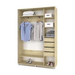 РОЛАНД Шкаф-купе Ирландский дуб (450*1800) Р481 в Нижнекамске - nizhnekamsk.mebel24.online | фото 4