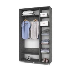 РОЛАНД Шкаф-купе Камень темный (450*1300) Р431 в Нижнекамске - nizhnekamsk.mebel24.online | фото 3