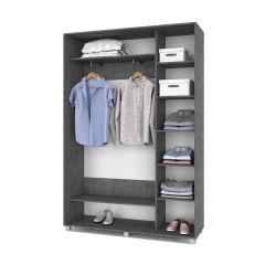 РОЛАНД Шкаф-купе Камень темный (450*1500) Р451 в Нижнекамске - nizhnekamsk.mebel24.online | фото 3