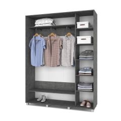 РОЛАНД Шкаф-купе Камень темный (450*1700) Р471 в Нижнекамске - nizhnekamsk.mebel24.online | фото 3