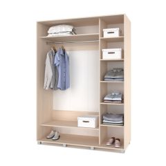 РОЛАНД Шкаф-купе Млечный дуб (600*1800) Р681 в Нижнекамске - nizhnekamsk.mebel24.online | фото 2