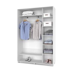 РОЛАНД Шкаф-купе с зеркалами Анкор светлый (450*1500) Р453 в Нижнекамске - nizhnekamsk.mebel24.online | фото 3