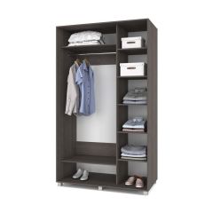 РОЛАНД Шкаф-купе с зеркалами Анкор темный (600*1300) Р633 в Нижнекамске - nizhnekamsk.mebel24.online | фото 2