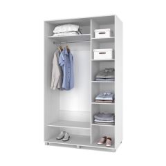 РОЛАНД Шкаф-купе с зеркалом Анкор светлый (600*1300) Р632 в Нижнекамске - nizhnekamsk.mebel24.online | фото 2