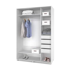 РОЛАНД Шкаф-купе с зеркалом Анкор светлый (600*1300) Р632 в Нижнекамске - nizhnekamsk.mebel24.online | фото 4