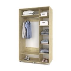 РОЛАНД Шкаф-купе с зеркалами Ирландский дуб (600*1500) Р653 в Нижнекамске - nizhnekamsk.mebel24.online | фото 2