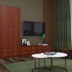 Шкаф Нина (М6) Итальянский орех в Нижнекамске - nizhnekamsk.mebel24.online | фото
