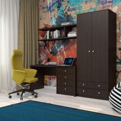Шкаф Нина (М6) Венге в Нижнекамске - nizhnekamsk.mebel24.online | фото