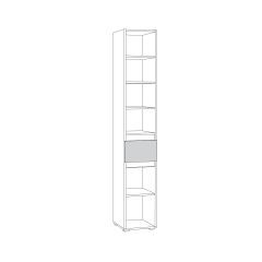 Шкаф с ящиком 13.202 Сидней в Нижнекамске - nizhnekamsk.mebel24.online | фото 2