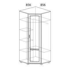 Шкаф угловой №243 Белла в Нижнекамске - nizhnekamsk.mebel24.online | фото 2