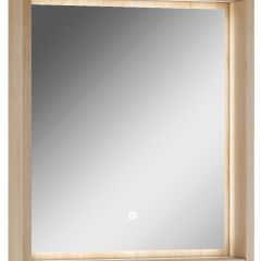 Шкаф-зеркало Nice 60 с подсветкой Домино (DN4706HZ) в Нижнекамске - nizhnekamsk.mebel24.online | фото