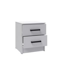 Спальня Асти Тумба прикроватная (Белый) в Нижнекамске - nizhnekamsk.mebel24.online | фото 2