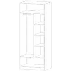 ДИАНА Шкаф 2-х створчатый в Нижнекамске - nizhnekamsk.mebel24.online | фото 2