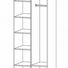 ГАММА Спальный гарнитур (модульный) дуб вотан в Нижнекамске - nizhnekamsk.mebel24.online | фото 10