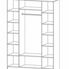 ГАММА Спальный гарнитур (модульный) дуб вотан в Нижнекамске - nizhnekamsk.mebel24.online | фото 15