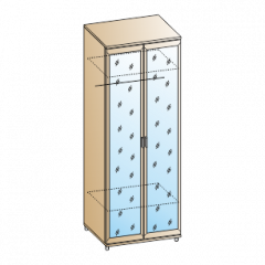 Спальня Мелисса композиция 2 (Акация Молдау) в Нижнекамске - nizhnekamsk.mebel24.online | фото 2