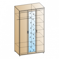 Спальня Мелисса композиция 3 (Акация Молдау) в Нижнекамске - nizhnekamsk.mebel24.online | фото 4