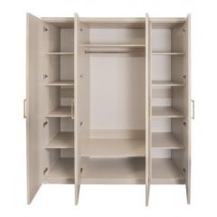 Спальня Мокко 4-х ств 1600 (бежевый) в Нижнекамске - nizhnekamsk.mebel24.online | фото 3