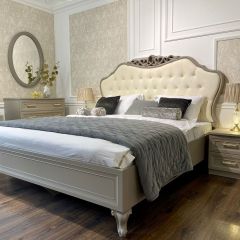 Спальня Мокко 4-х ств 1600 (серый камень) в Нижнекамске - nizhnekamsk.mebel24.online | фото 4