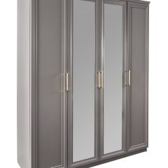 Спальня Мокко 4-х ств 1800 (серый камень) в Нижнекамске - nizhnekamsk.mebel24.online | фото 2