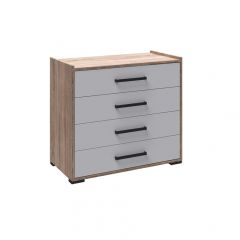 Спальня Соната Комод (Белый/Дуб крафт золотой) в Нижнекамске - nizhnekamsk.mebel24.online | фото