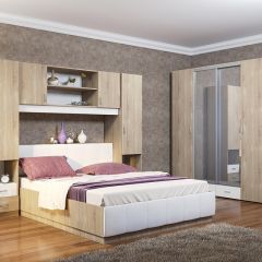 Спальный гарнитур Линда (модульный) в Нижнекамске - nizhnekamsk.mebel24.online | фото 2