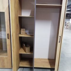 Спальный гарнитур МСП-1 (Дуб золотой/Камень темный) 1600 в Нижнекамске - nizhnekamsk.mebel24.online | фото 15