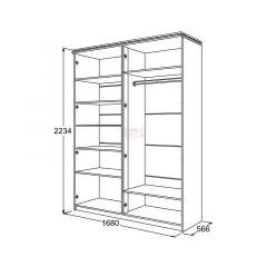 Спальный гарнитур Ольга-13 (модульный) в Нижнекамске - nizhnekamsk.mebel24.online | фото 31