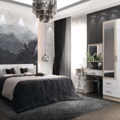 СОФИ Спальный гарнитур (модульный) в Нижнекамске - nizhnekamsk.mebel24.online | фото
